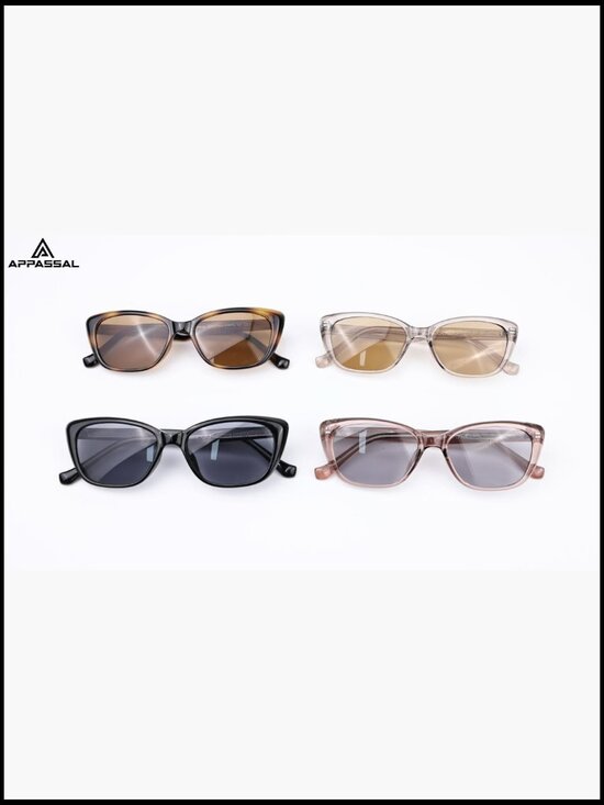 Plastic Rounded Rectangle Sunglasses with UV400 Protection main image 6